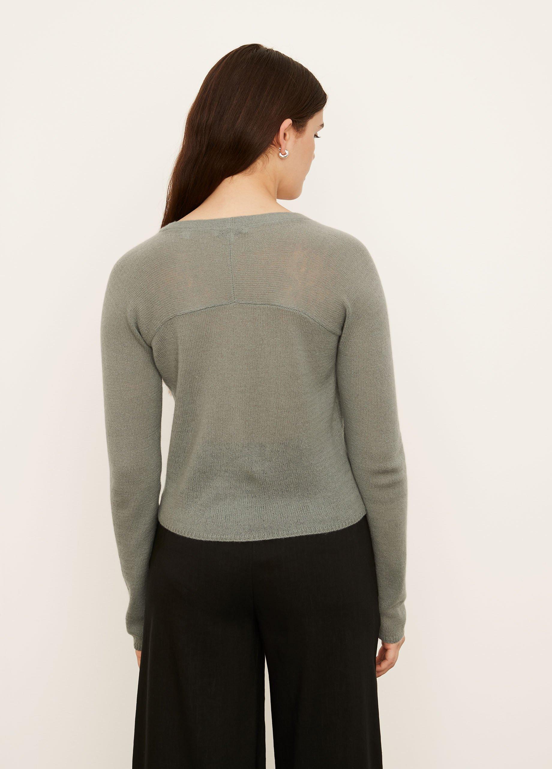 Cashmere Shell Button Cardigan image number 3