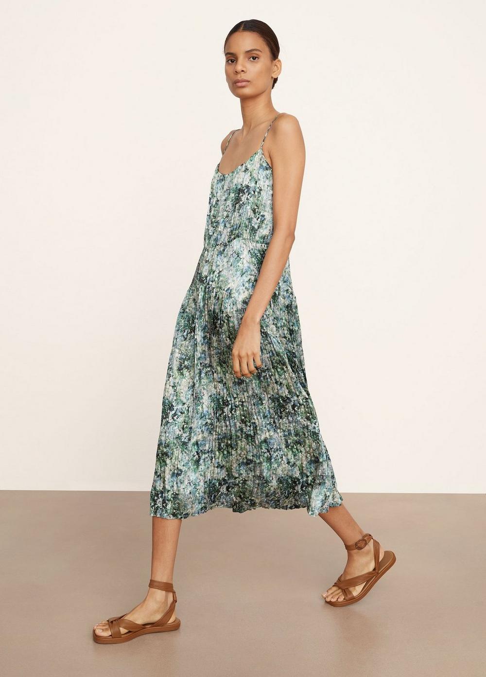 Painted Floral Camisole Dress