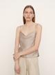 Silk Draped Camisole image number 1