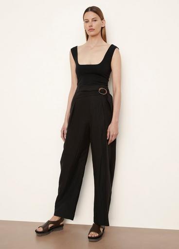 Tie Front Wide Leg Pant image number 1