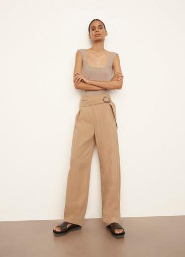 Tie-Front Wide-Leg Pant image number 1