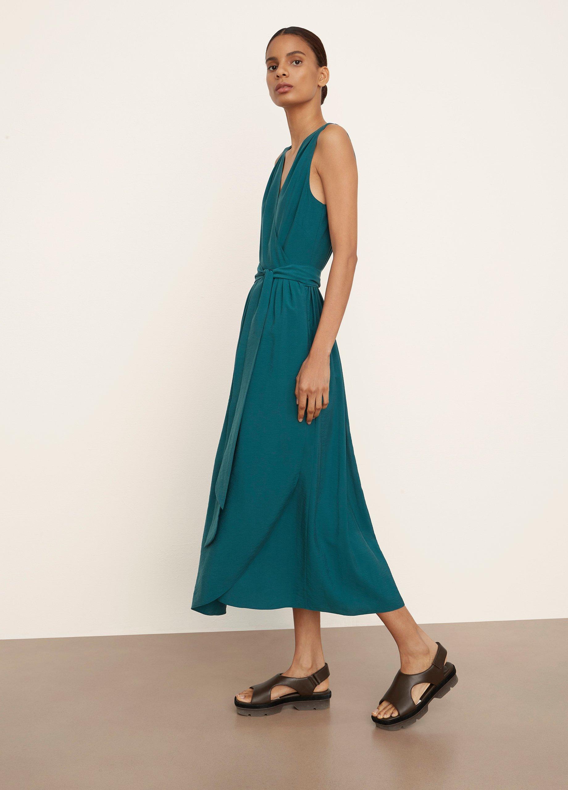 Vince wrap cheap dress