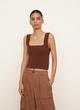 Knit Square Neck Camisole image number 1