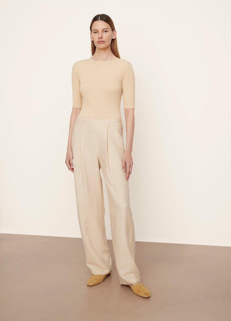 Ribbed Elbow Sleeve Sweater in Vince Products Women | Vince Ribbed Elbow Sleeve Sweater in Vince Products Women | Vince
