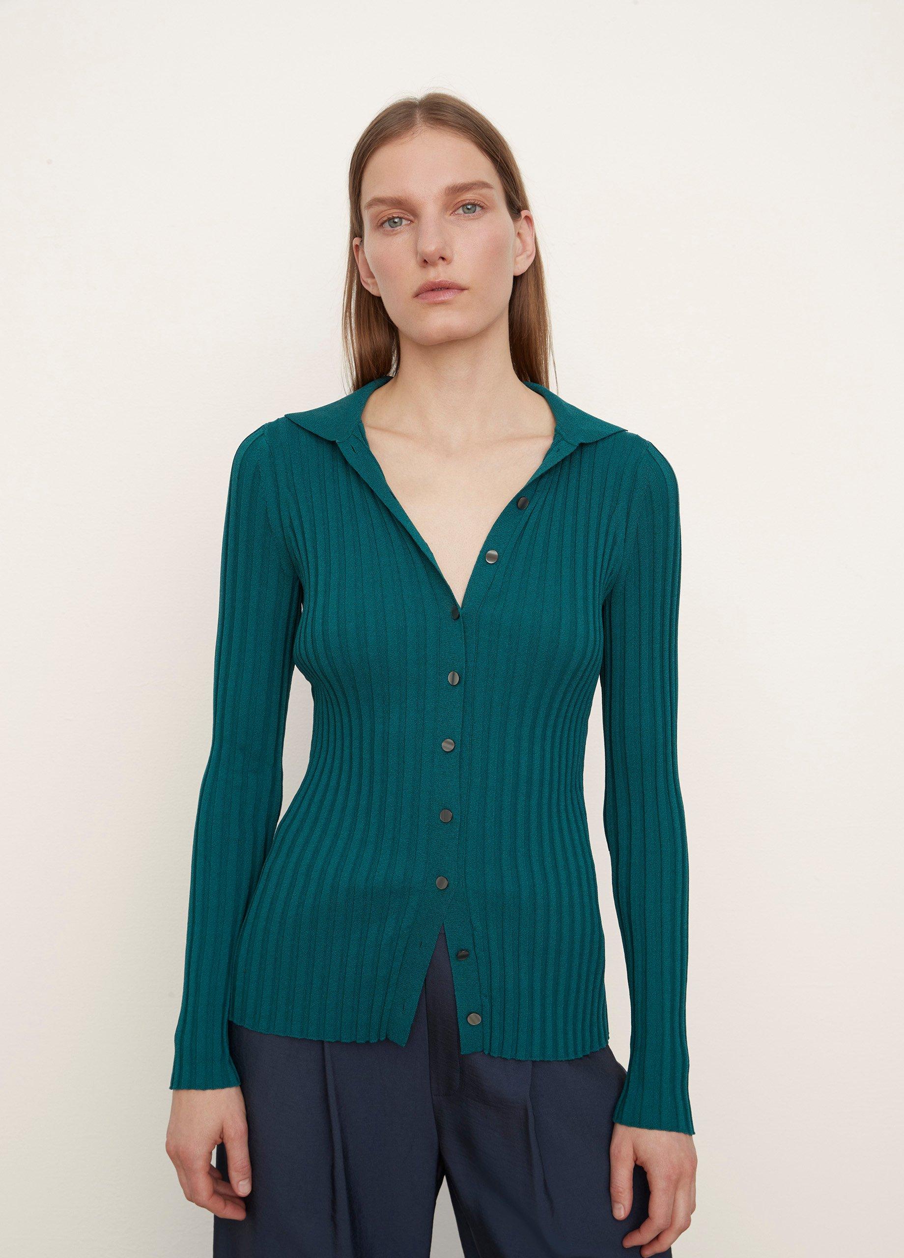 Vince hot sale ribbed cardigan