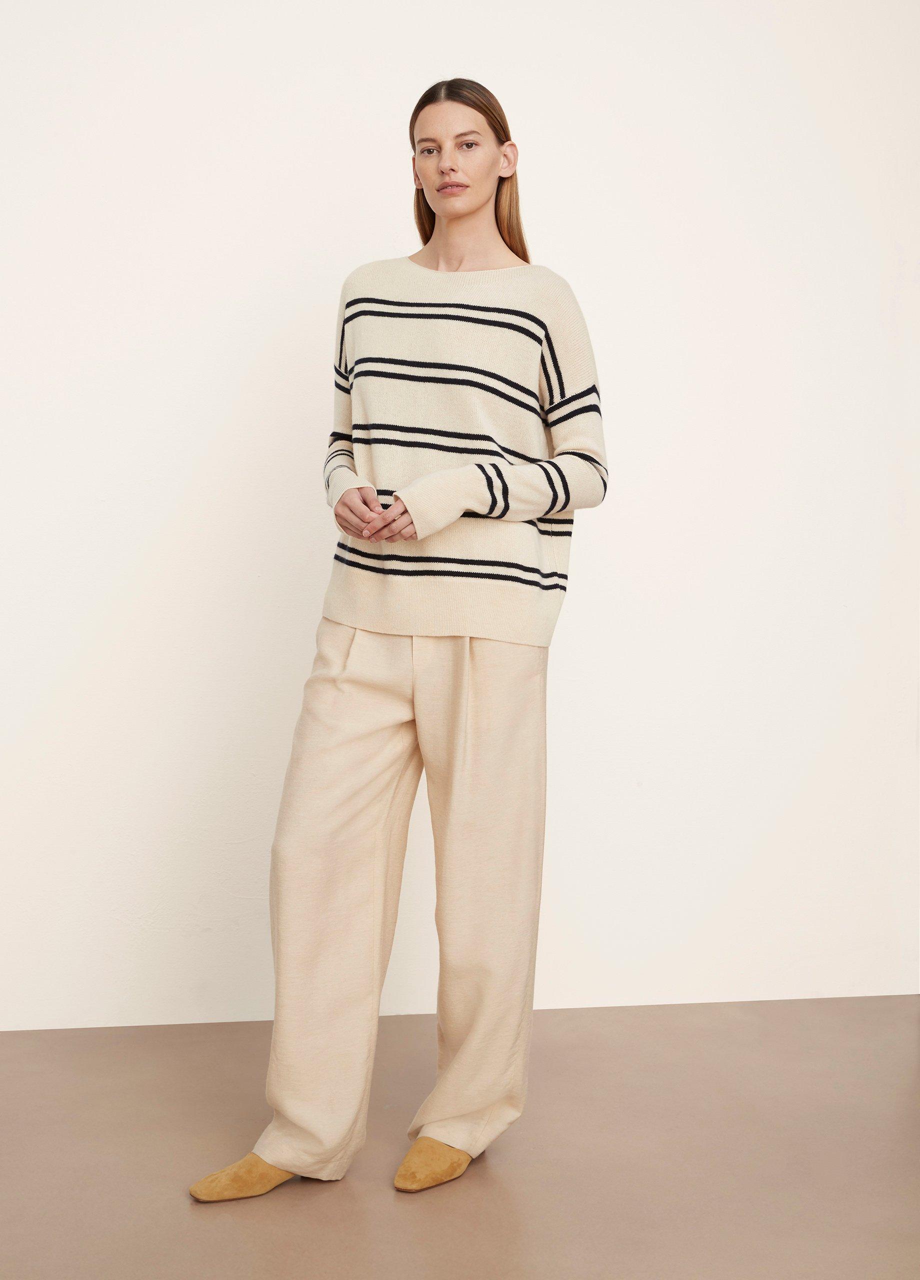 Vince single hotsell stripe pullover