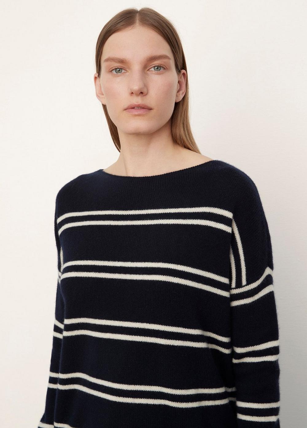 Double Stripe Long Sleeve Pullover