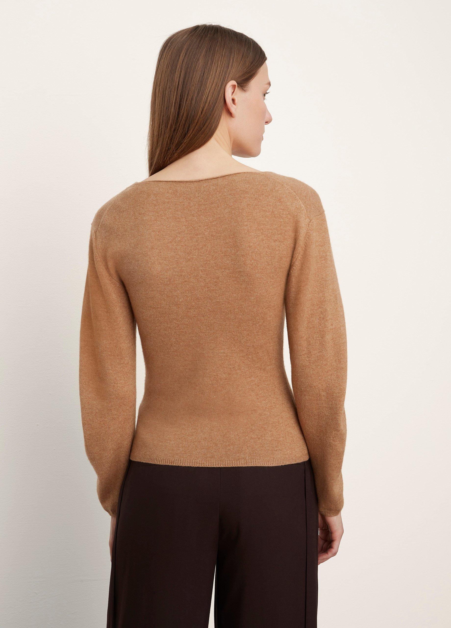 Deep V-Neck Button Cardigan in Vince Products Women | Vince
