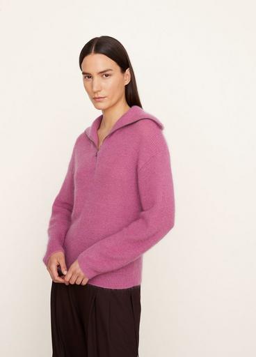 Half-Zipped Ribbed Pullover image number 2