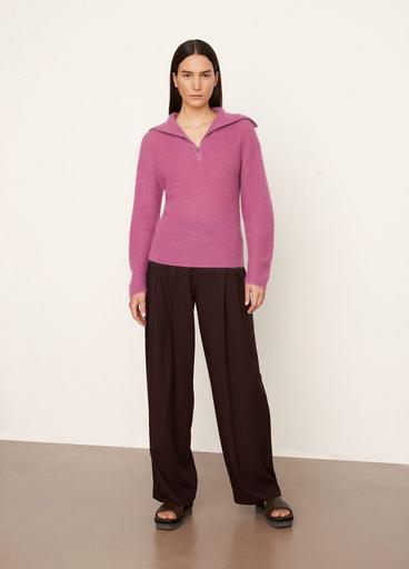 Half Zipped Ribbed Pullover image number 0