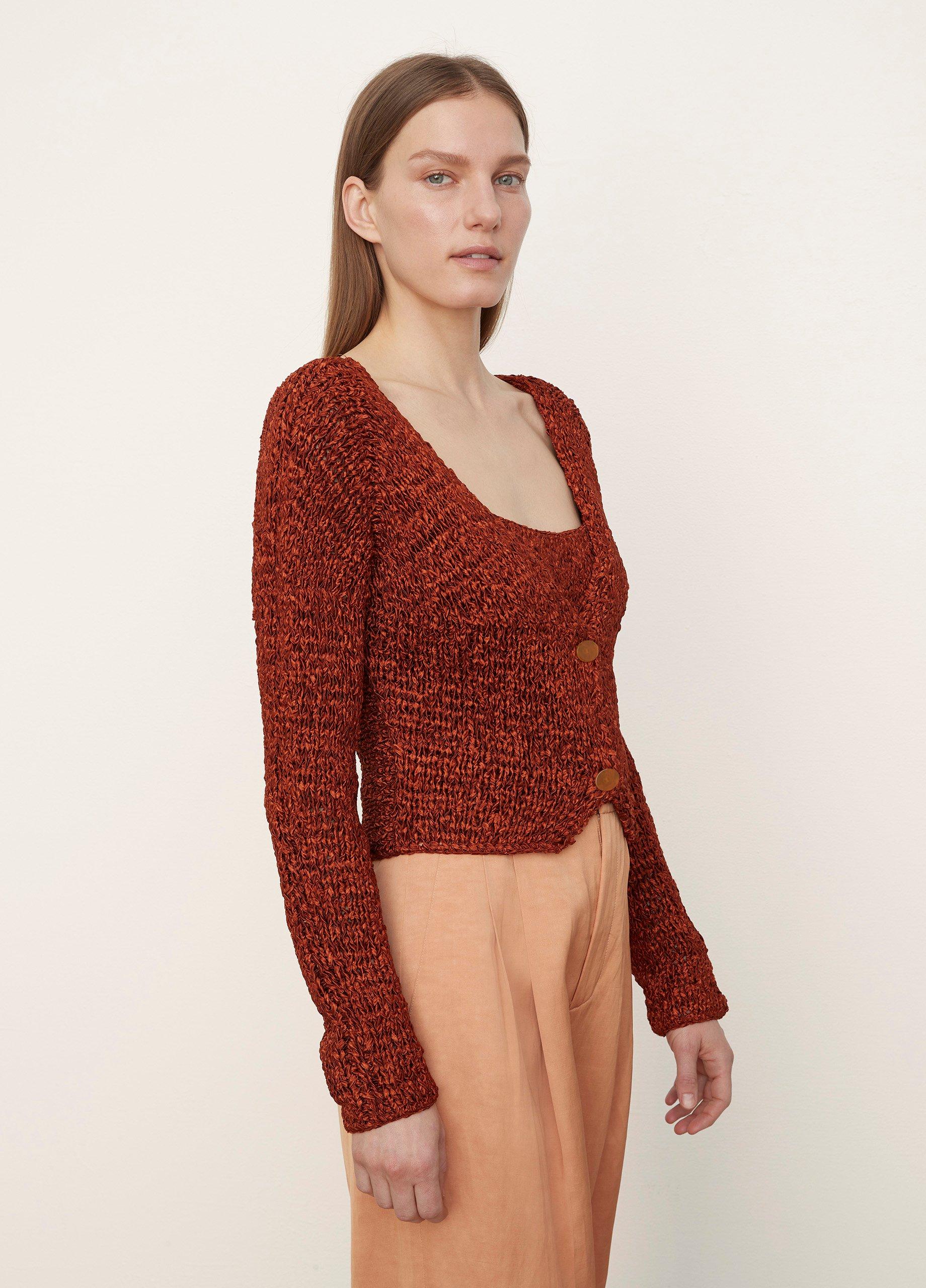 Textured Shrunken Cardigan image number 2