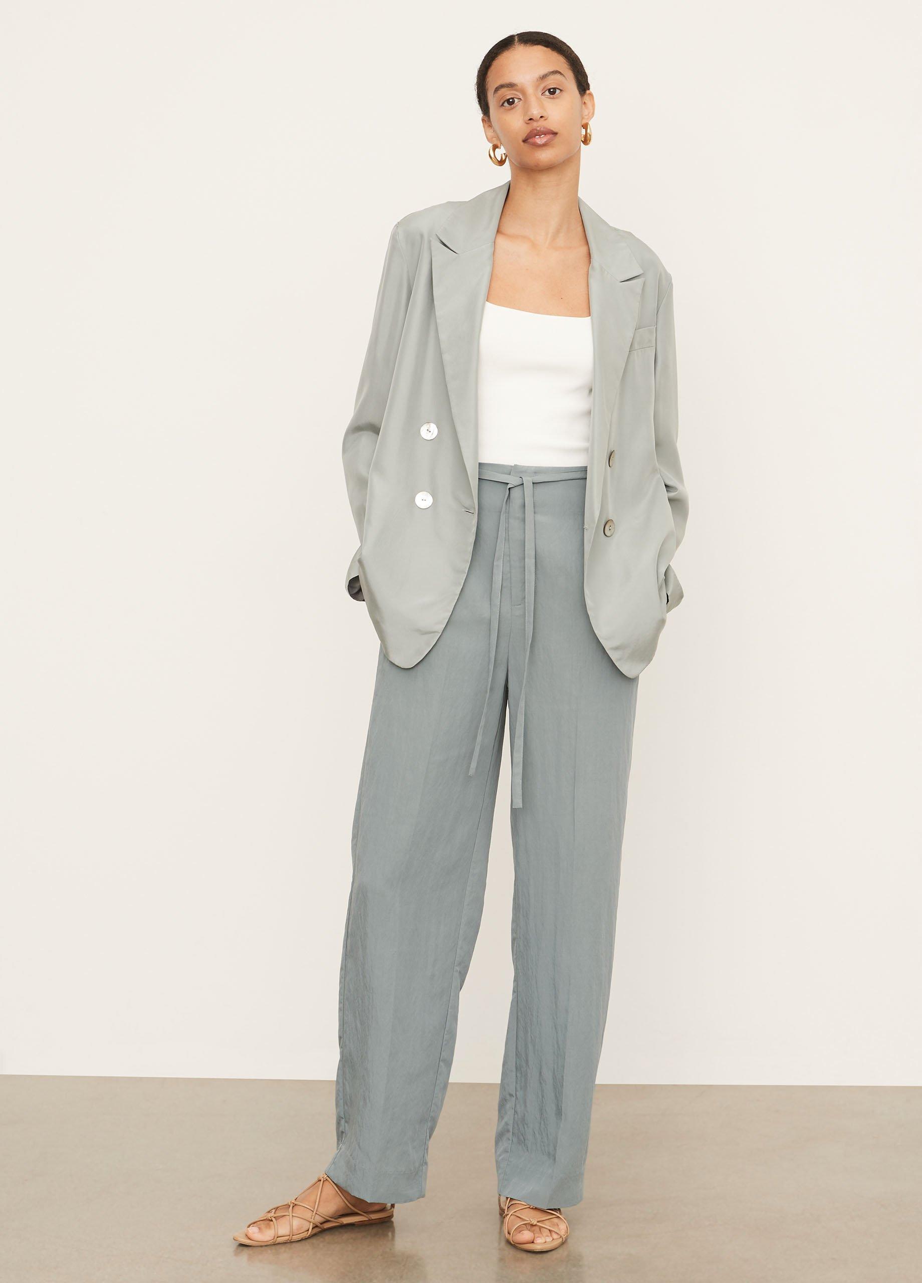 Drapey Silk Blazer image number 0