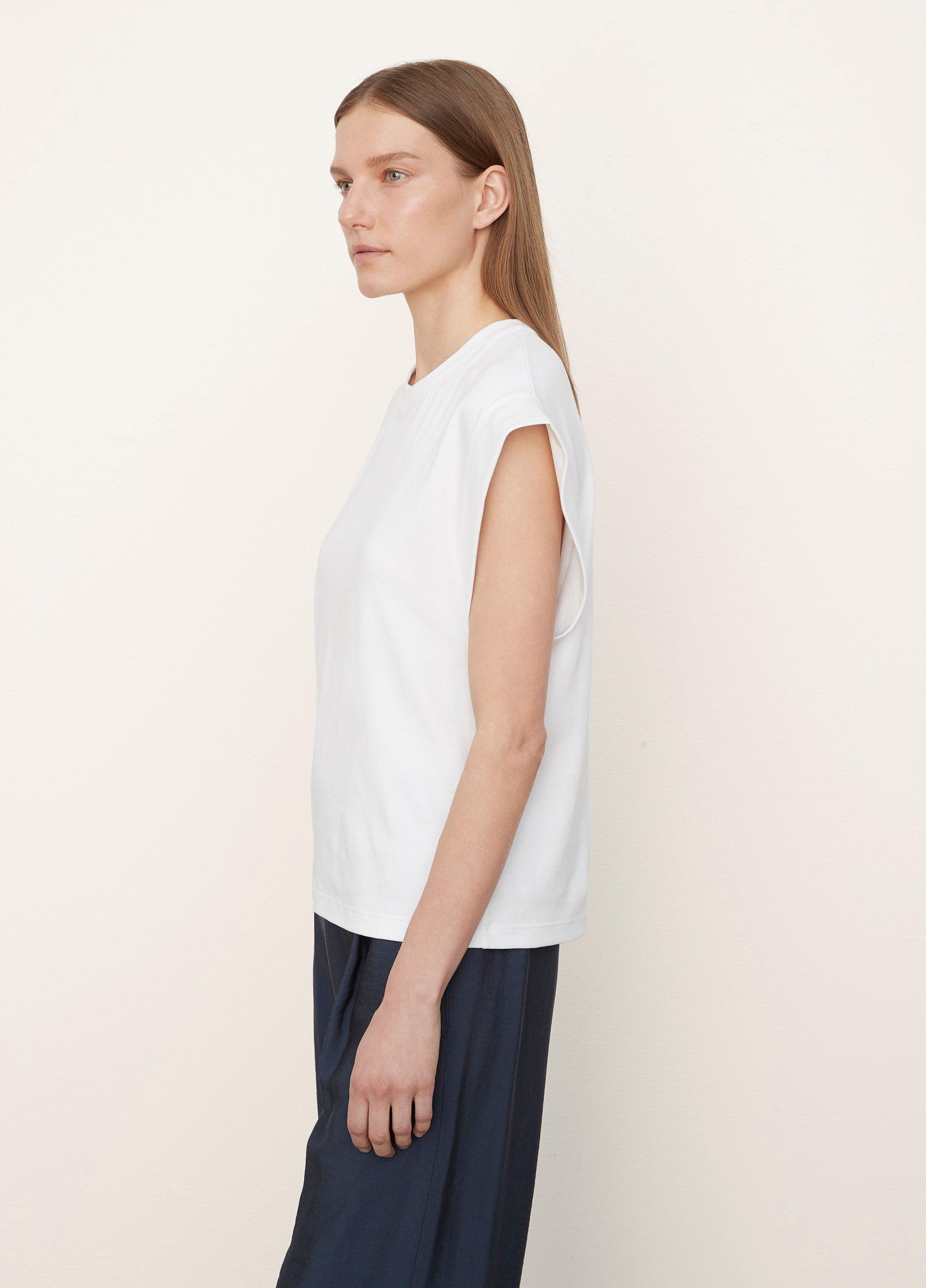 Rib-Trim Muscle T-Shirt image number 2