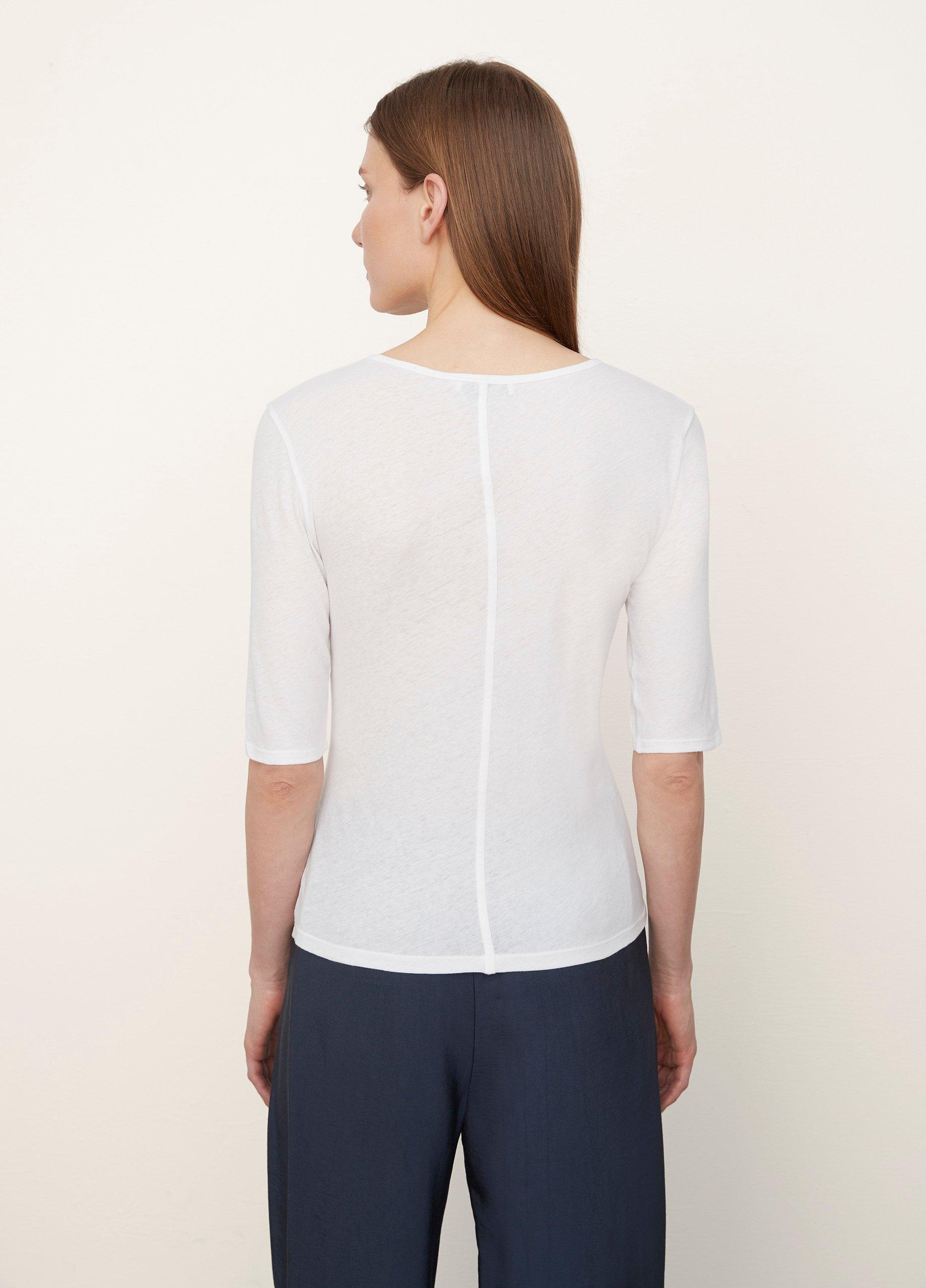 Elbow Sleeve Crew Neck T-Shirt image number 3