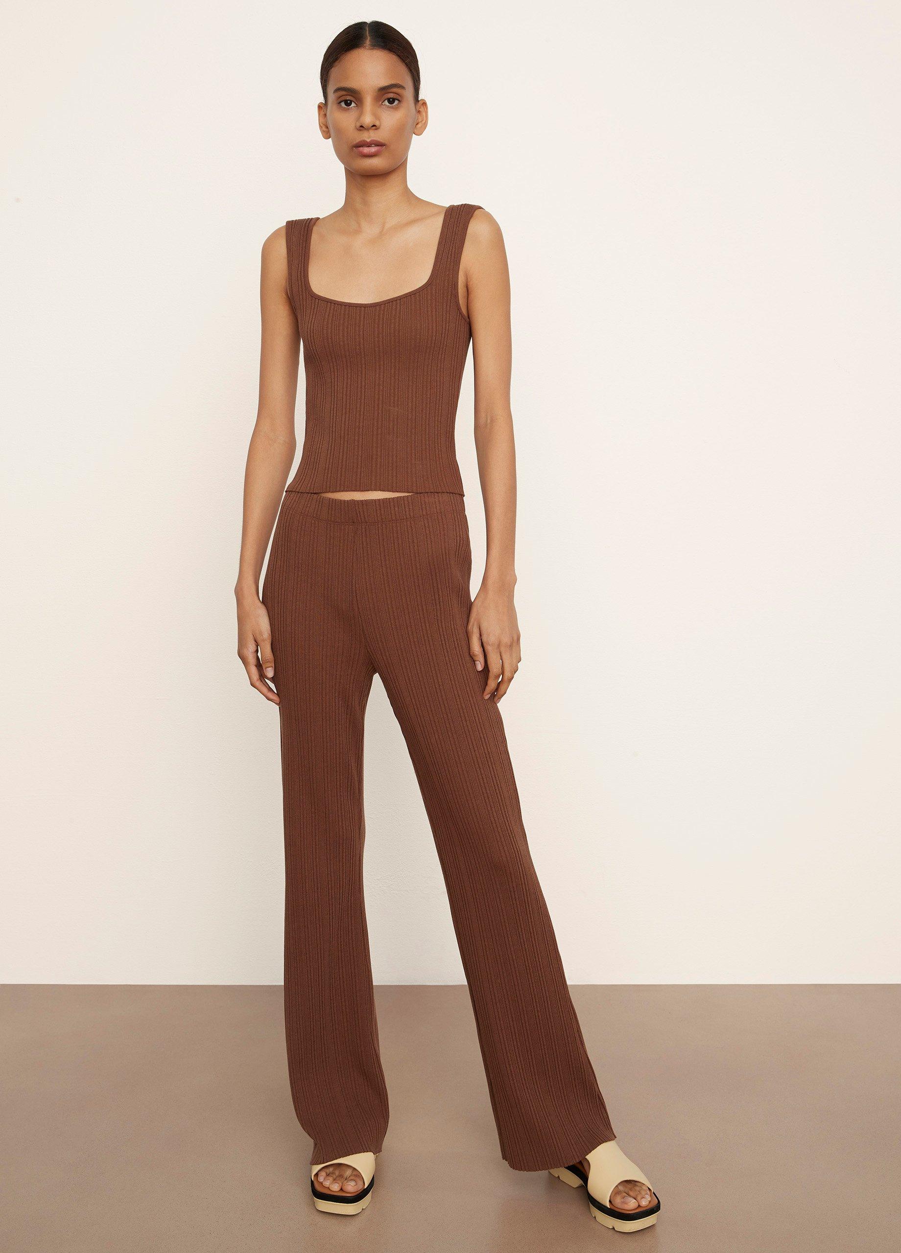 Rib Flared Pant in Vince Products Women