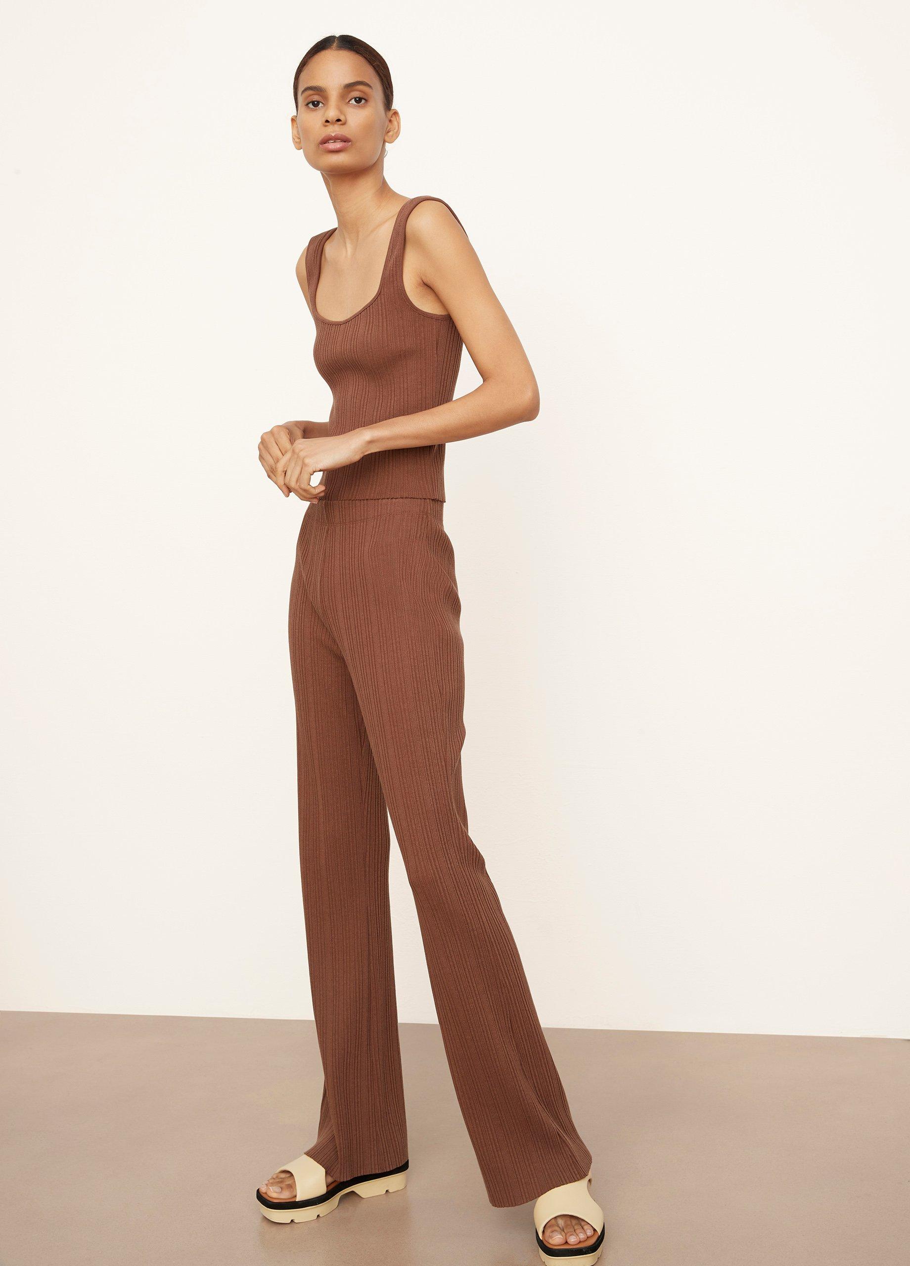 Rib Flared Pant image number 1