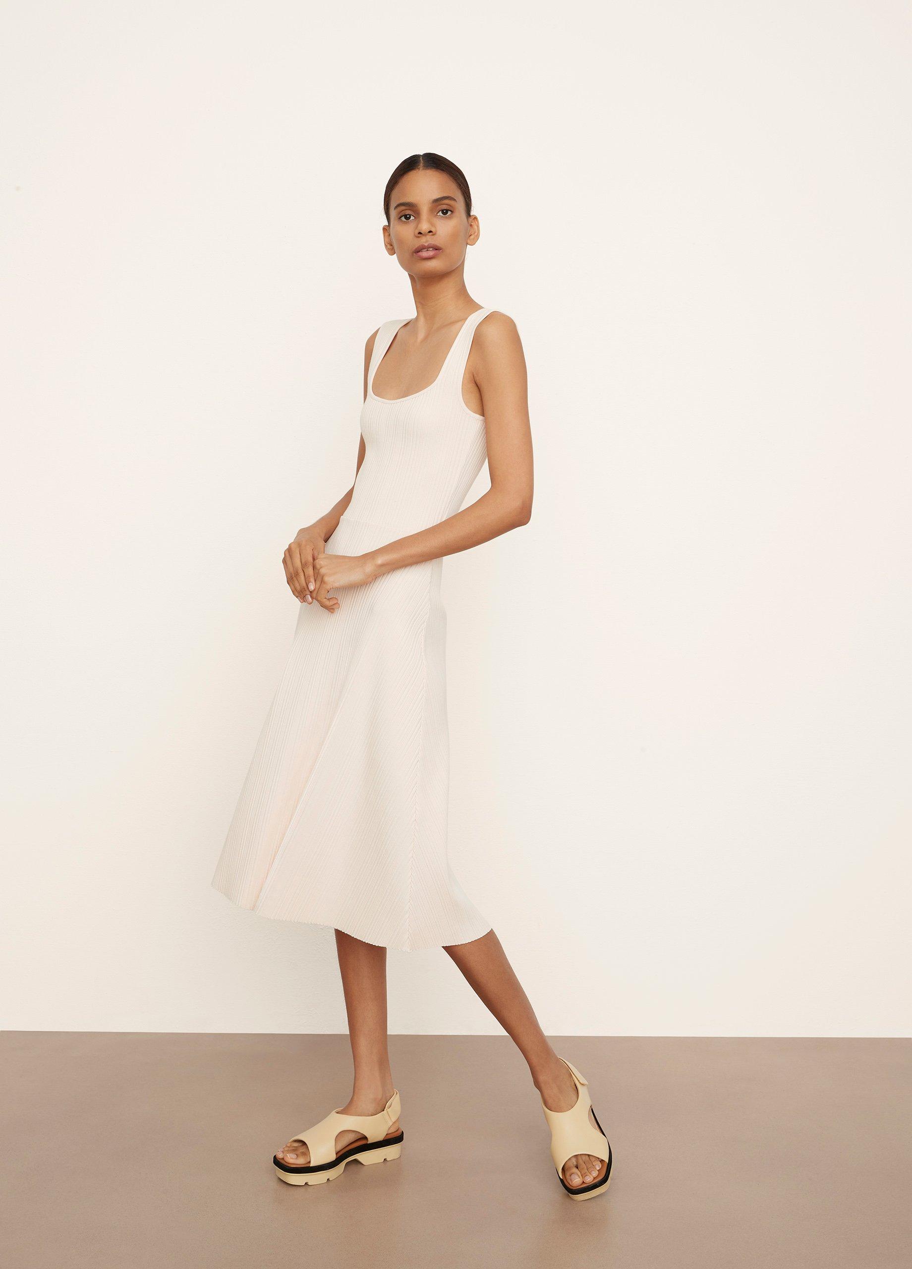 Rib Sweetheart-Neck Camisole Dress image number 0