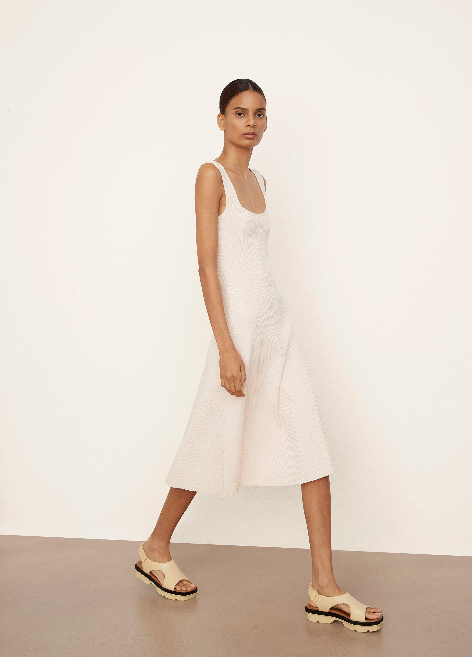 Vince rib shop trim dress