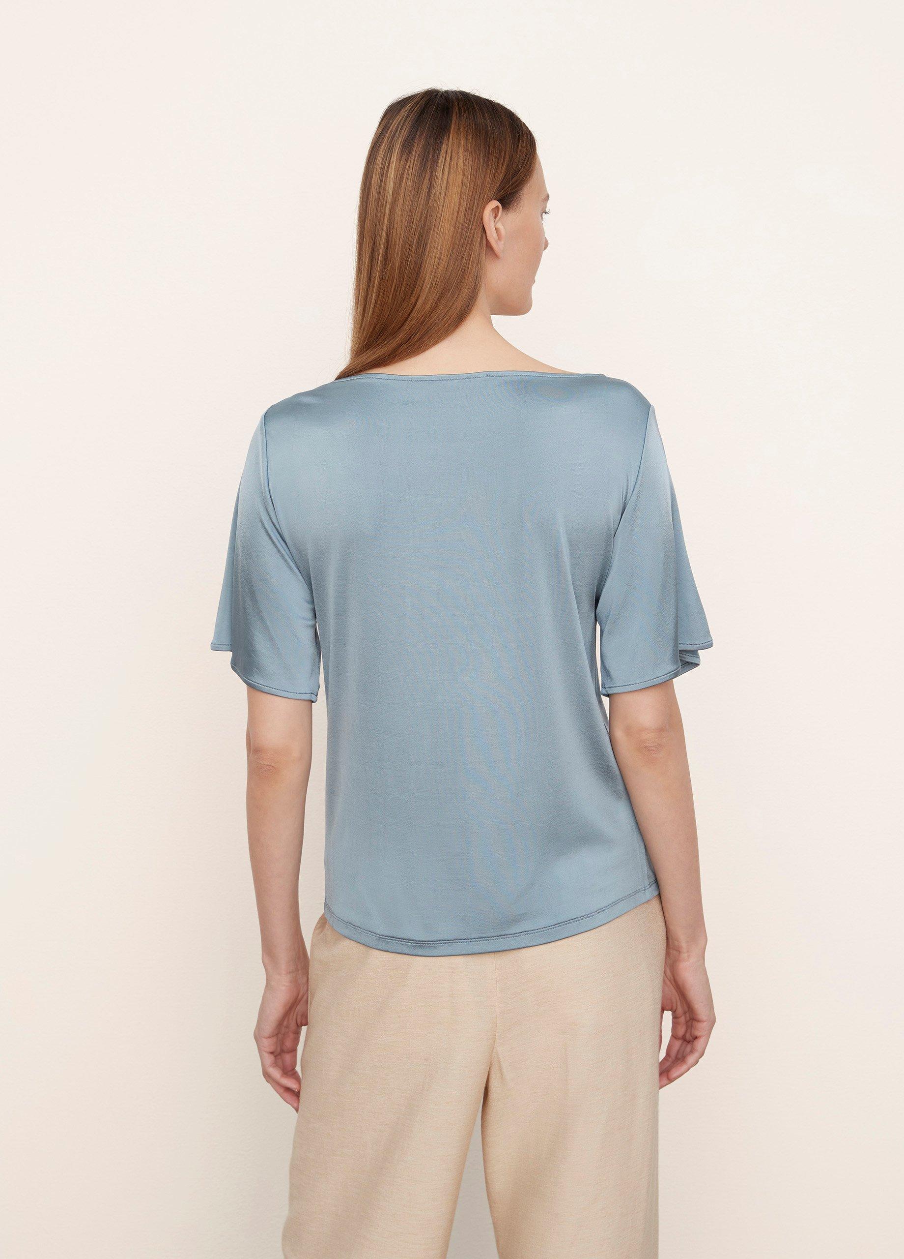 Flutter-Sleeve V-Neck Popover image number 3