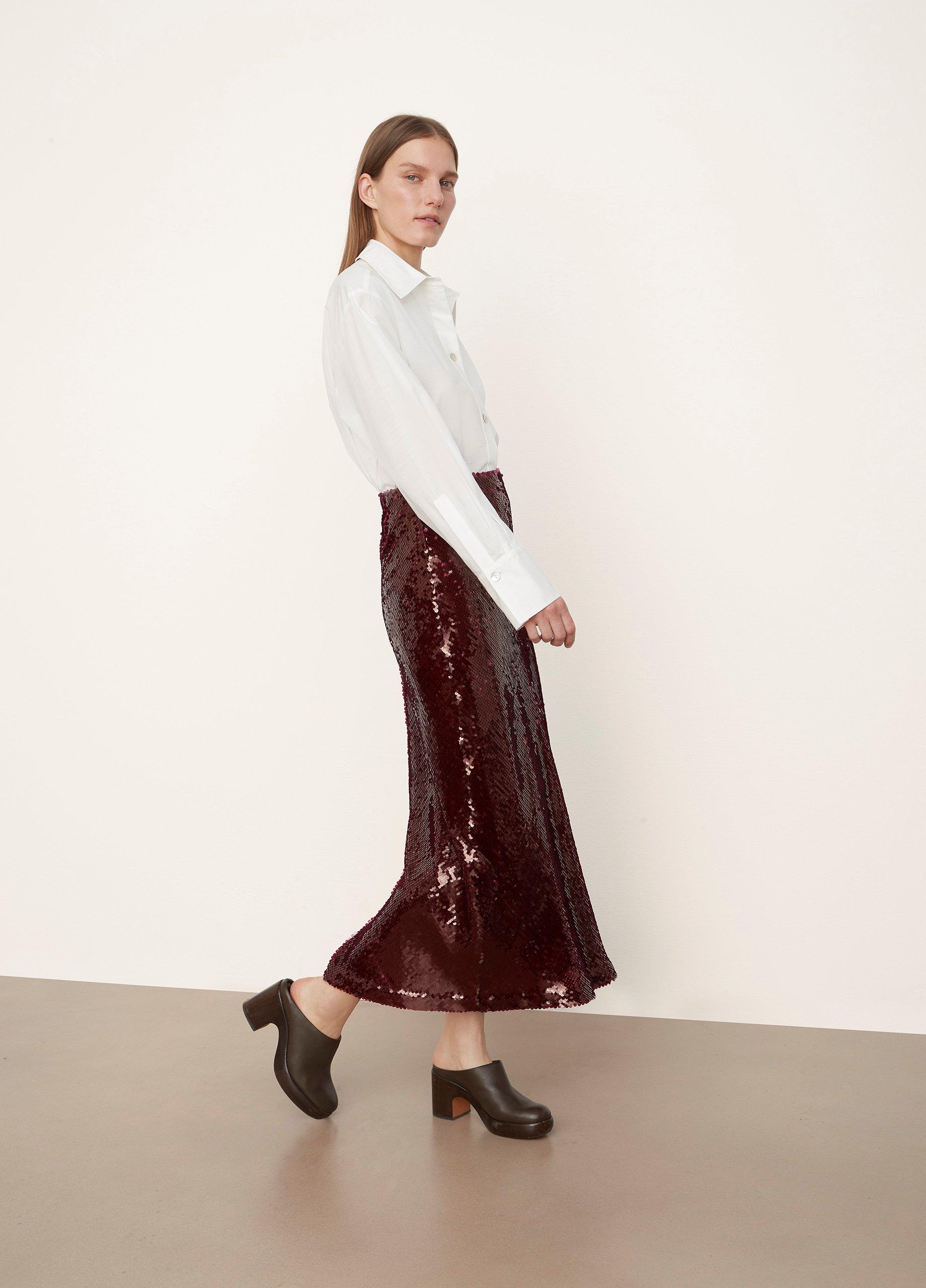 Sequin Slip Skirt image number 2