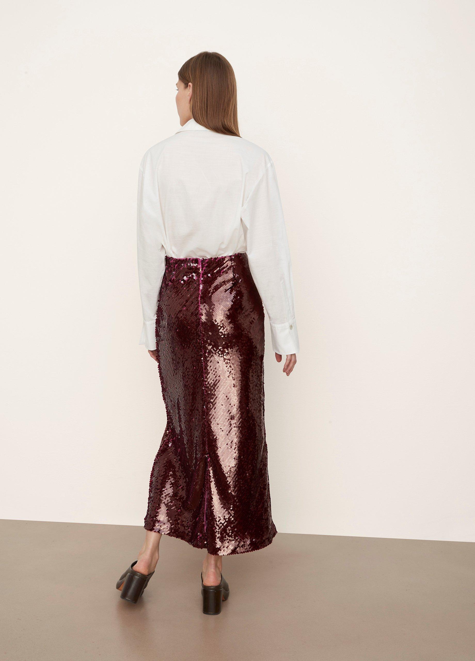 Sequin Slip Skirt image number 3