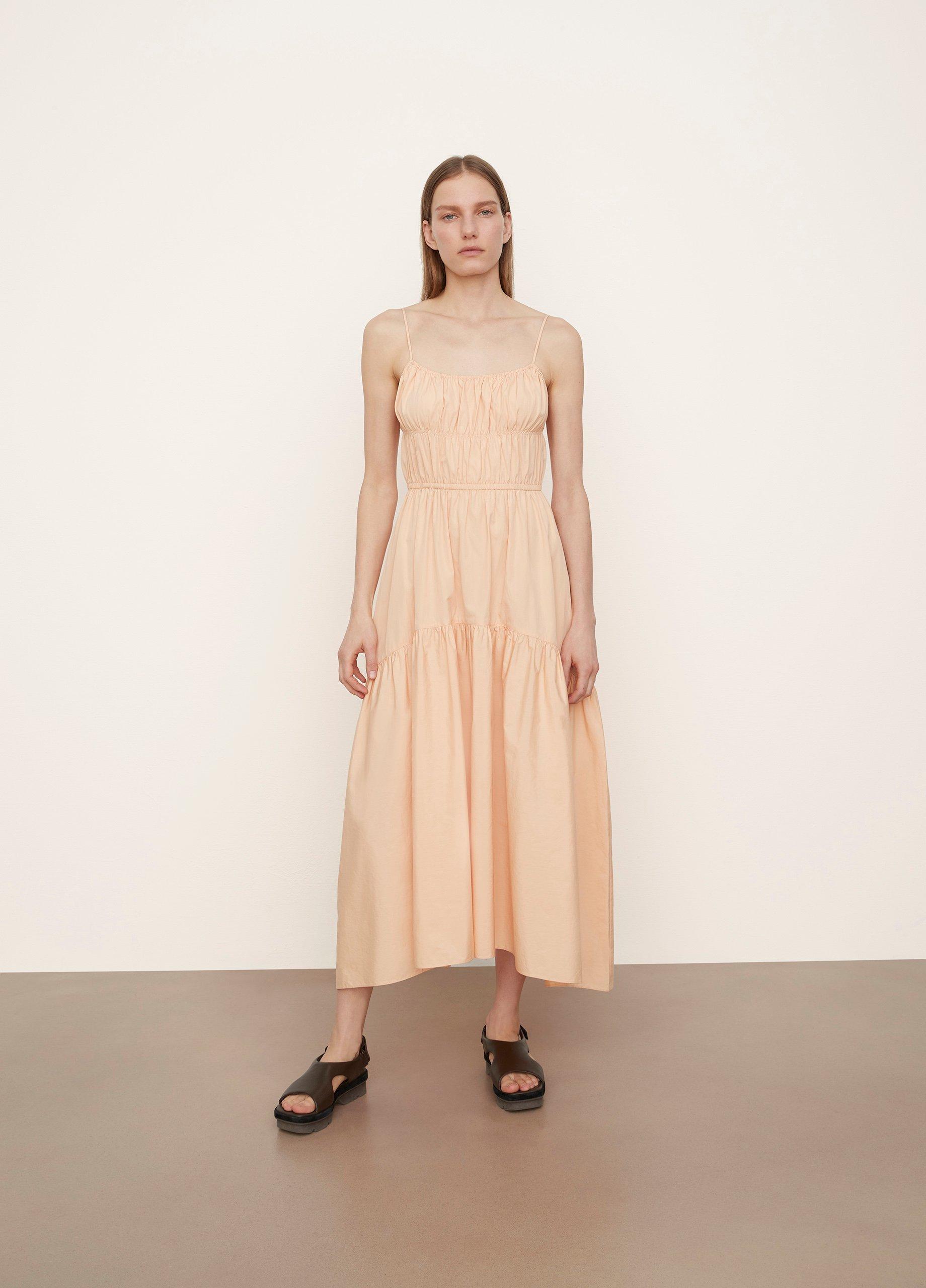 Ruched Tie-Back Camisole Dress image number 0