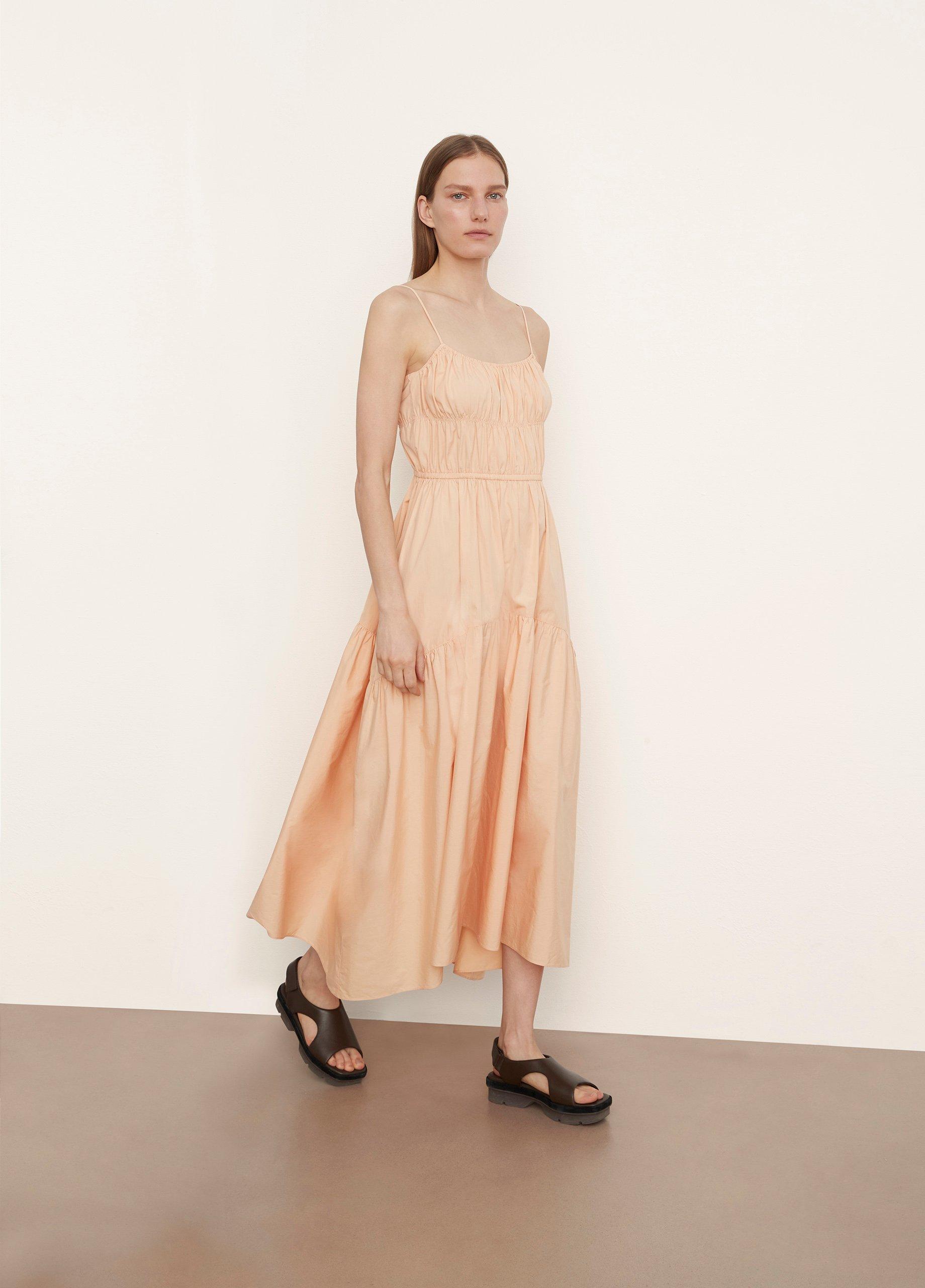 Ruched Tie-Back Camisole Dress image number 1