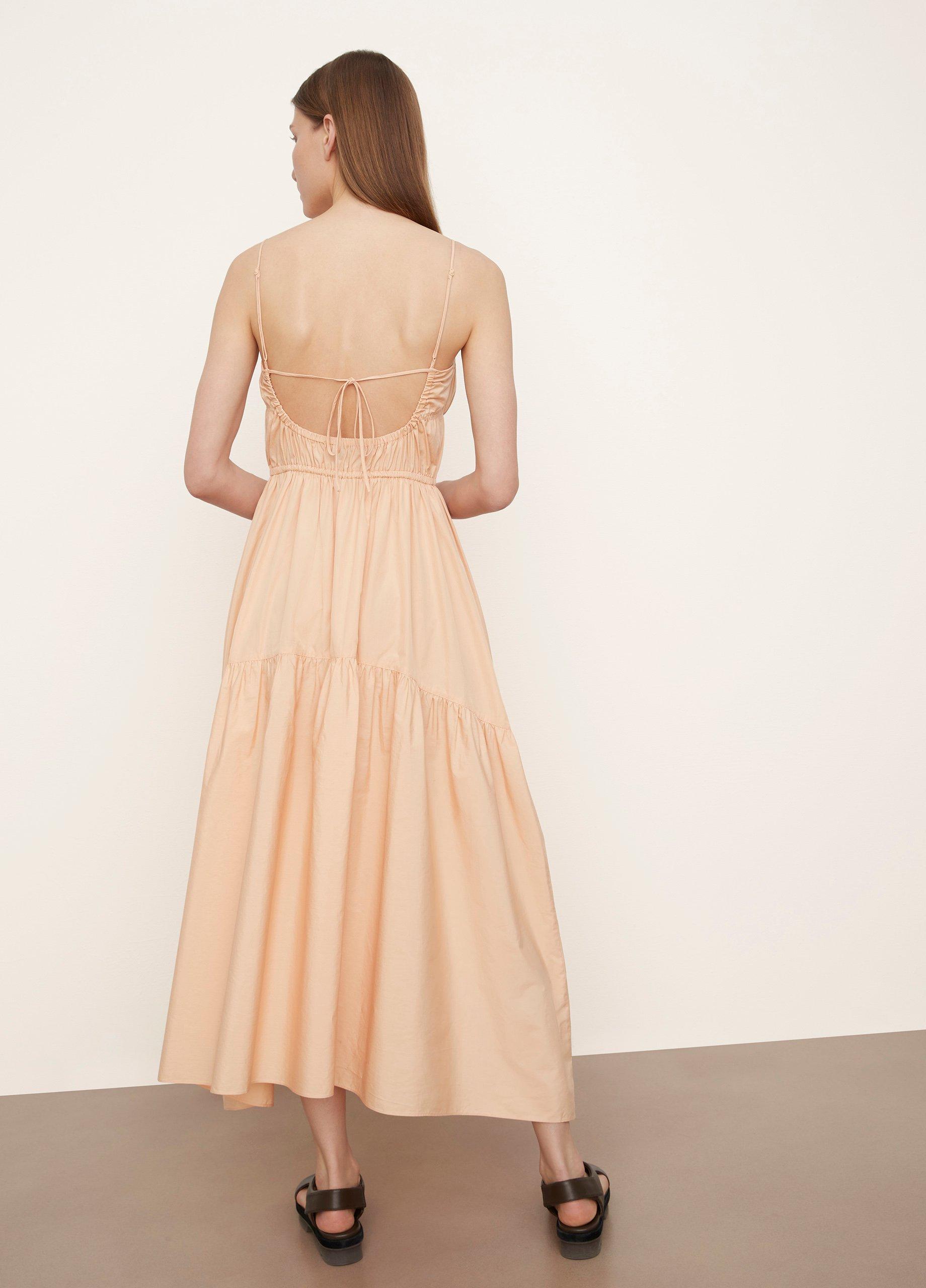 Ruched Tie-Back Camisole Dress image number 3