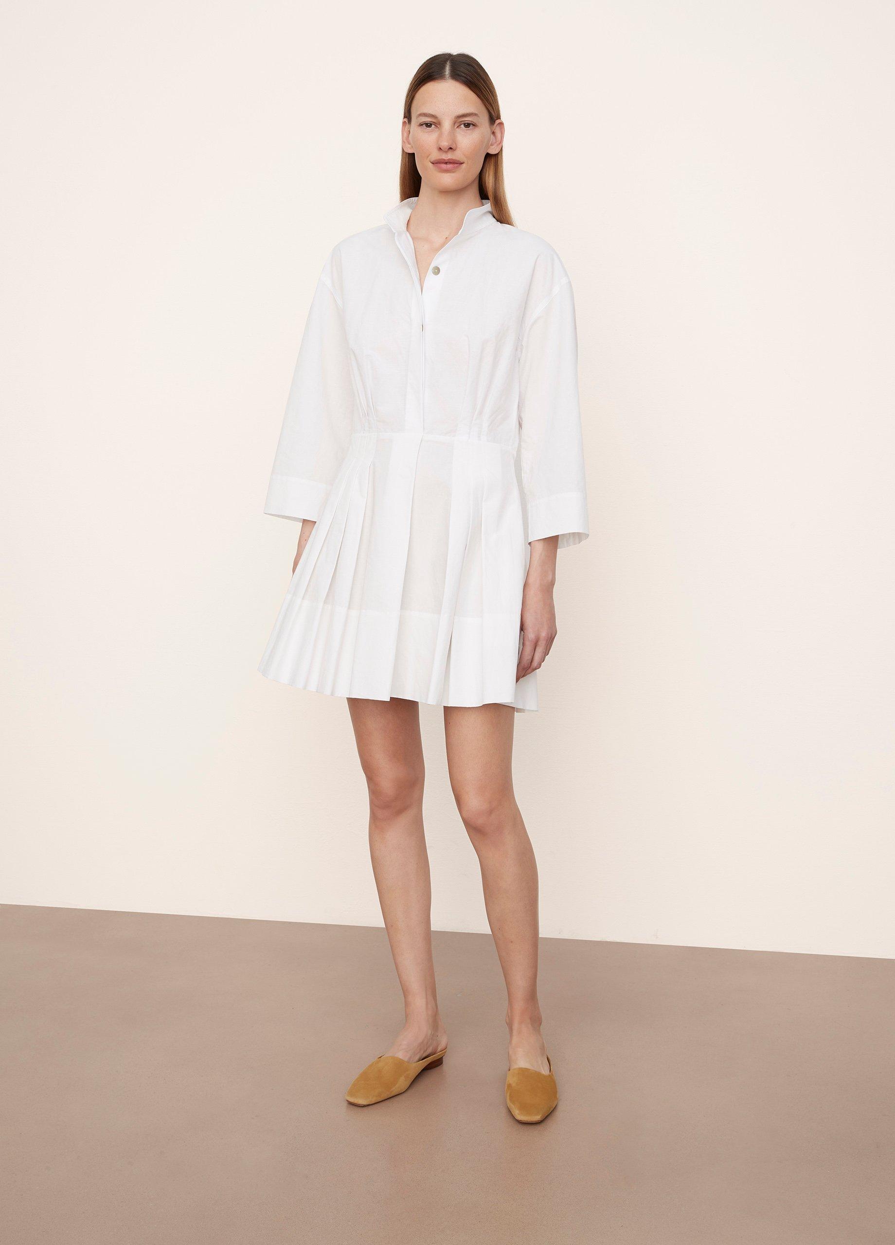 Fitted Band Collar Mini Dress image number 0