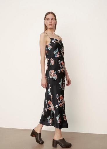 Ikat Floral Cowl Neck Slip Dress image number 2