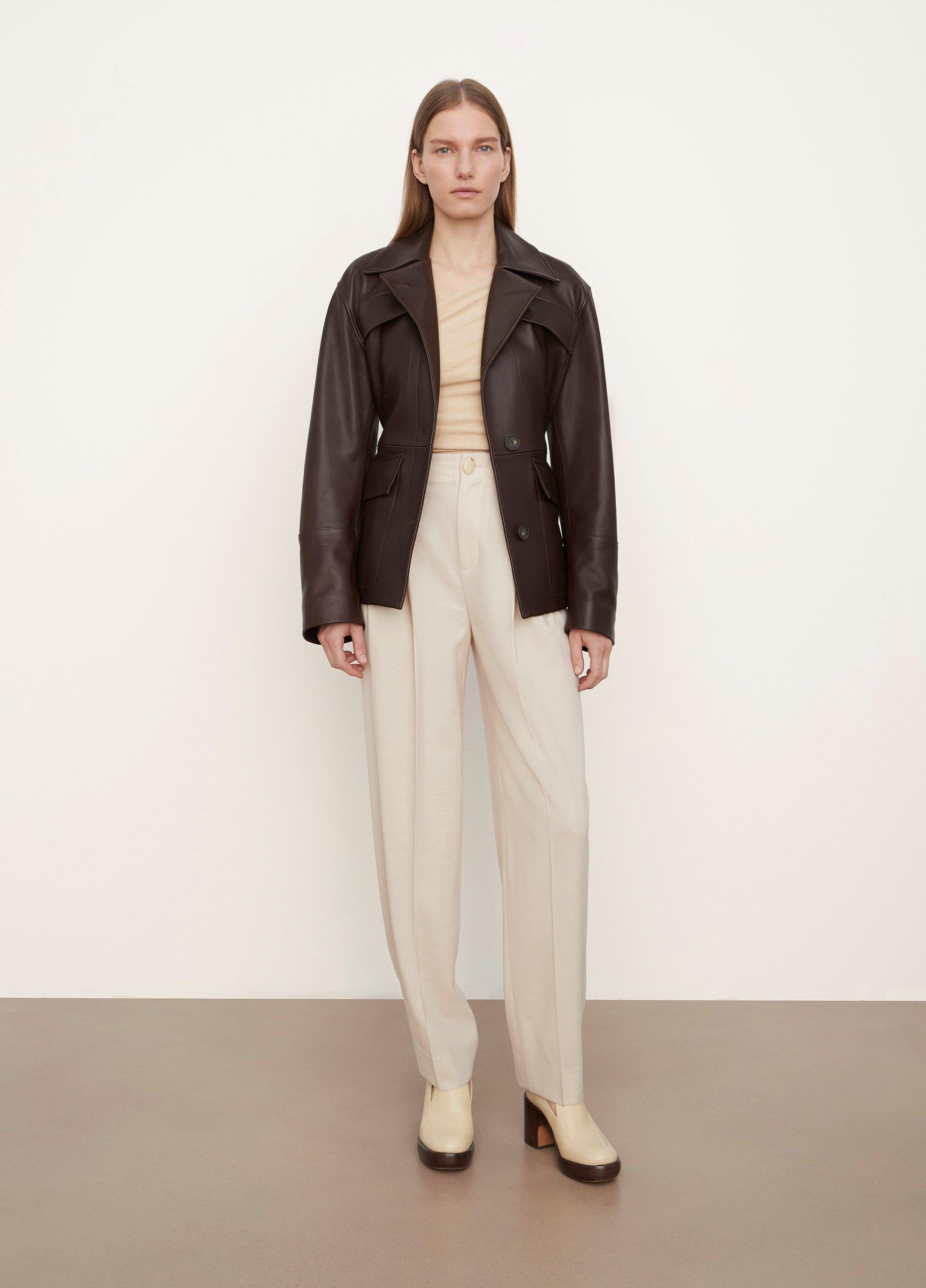 Leather Safari Jacket image number 0