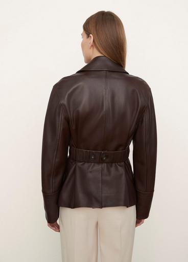 Leather Safari Jacket image number 3