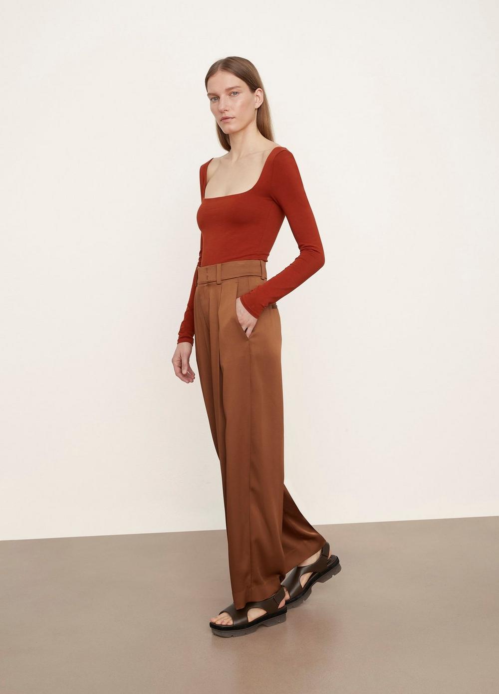 Tailored Wide-Leg Trouser in Vince Sold Out Products | Vince