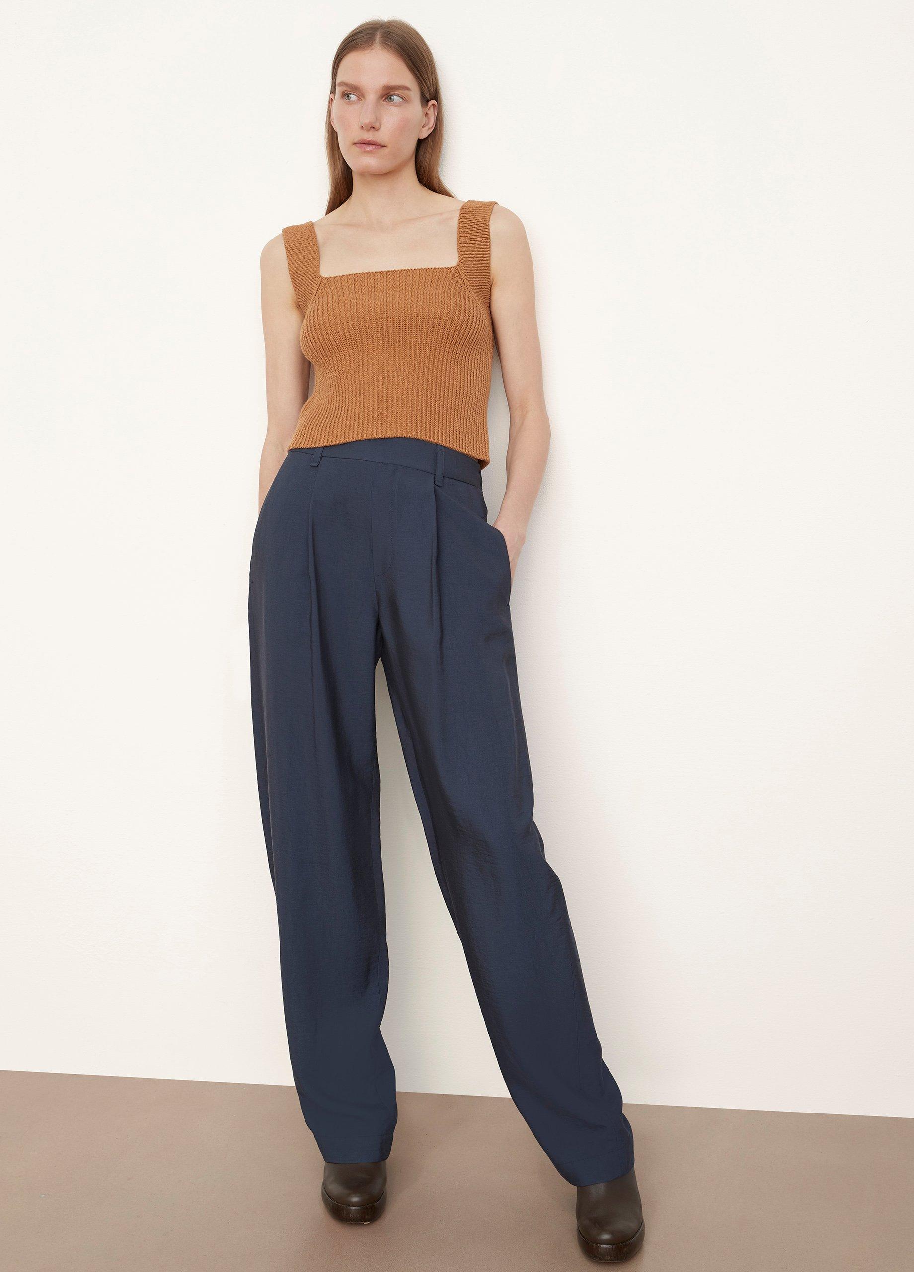 pull on navy pants