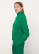 Wool and Cashmere Textured Turtleneck Sweater image number 2