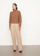 Wool and Cashmere Textured Turtleneck Sweater image number 0