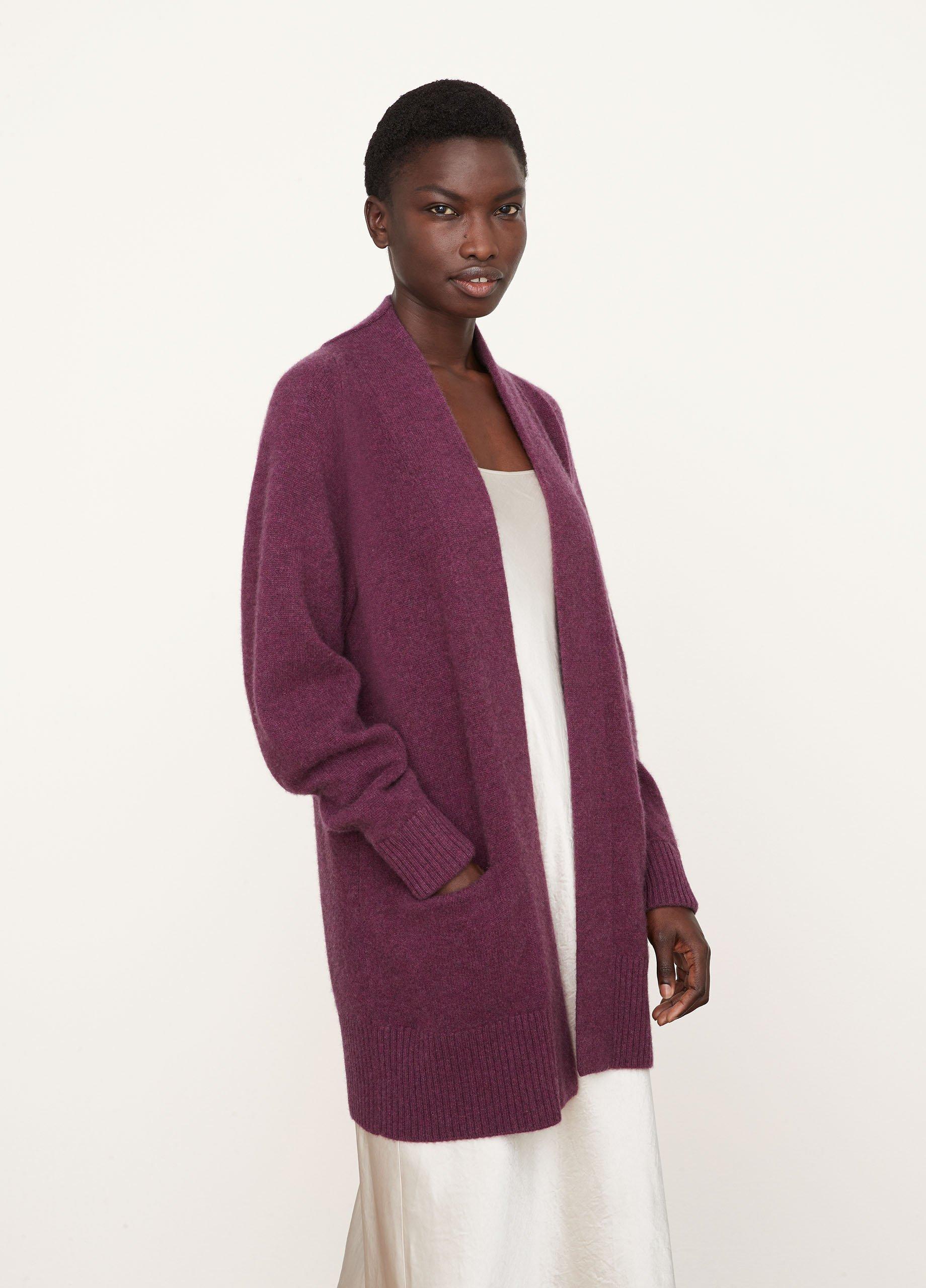 Cashmere Shawl Collar Cardigan image number 2