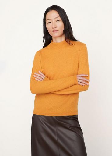 Boiled Cashmere Funnel Neck Pullover Sweater image number 1