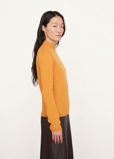 Boiled Cashmere Funnel Neck Pullover Sweater image number 2
