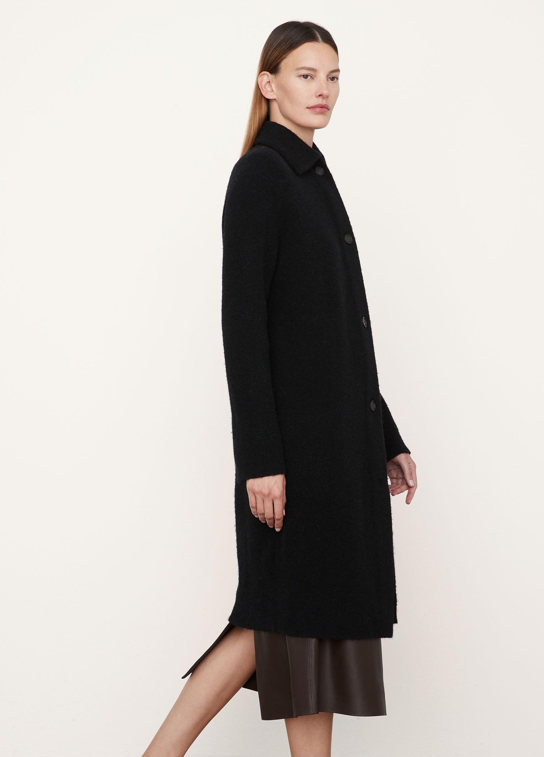 Vince high shop collar coat