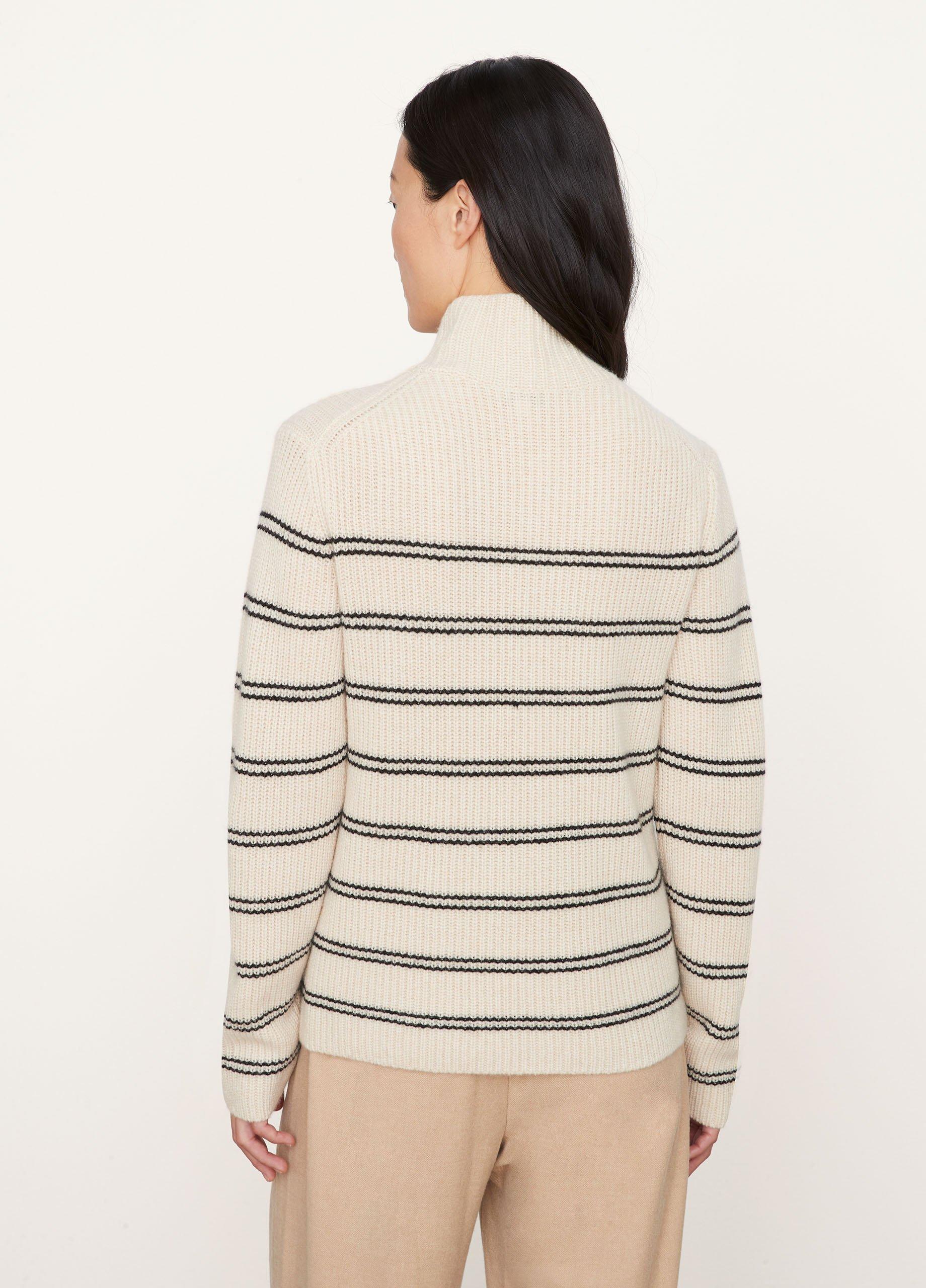 Vince cashmere striped sweater sale