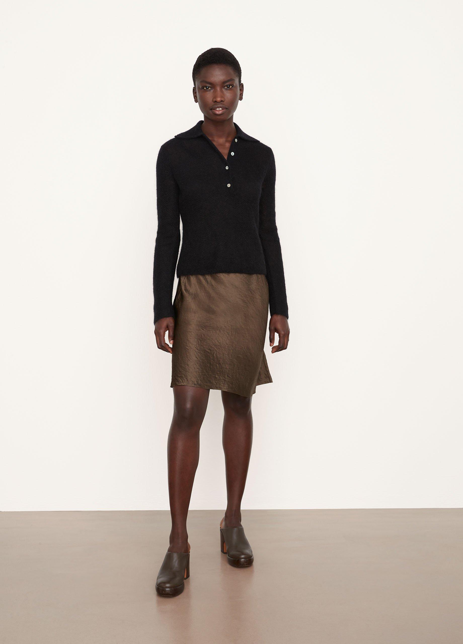 Brushed Polo Sweater image number 0