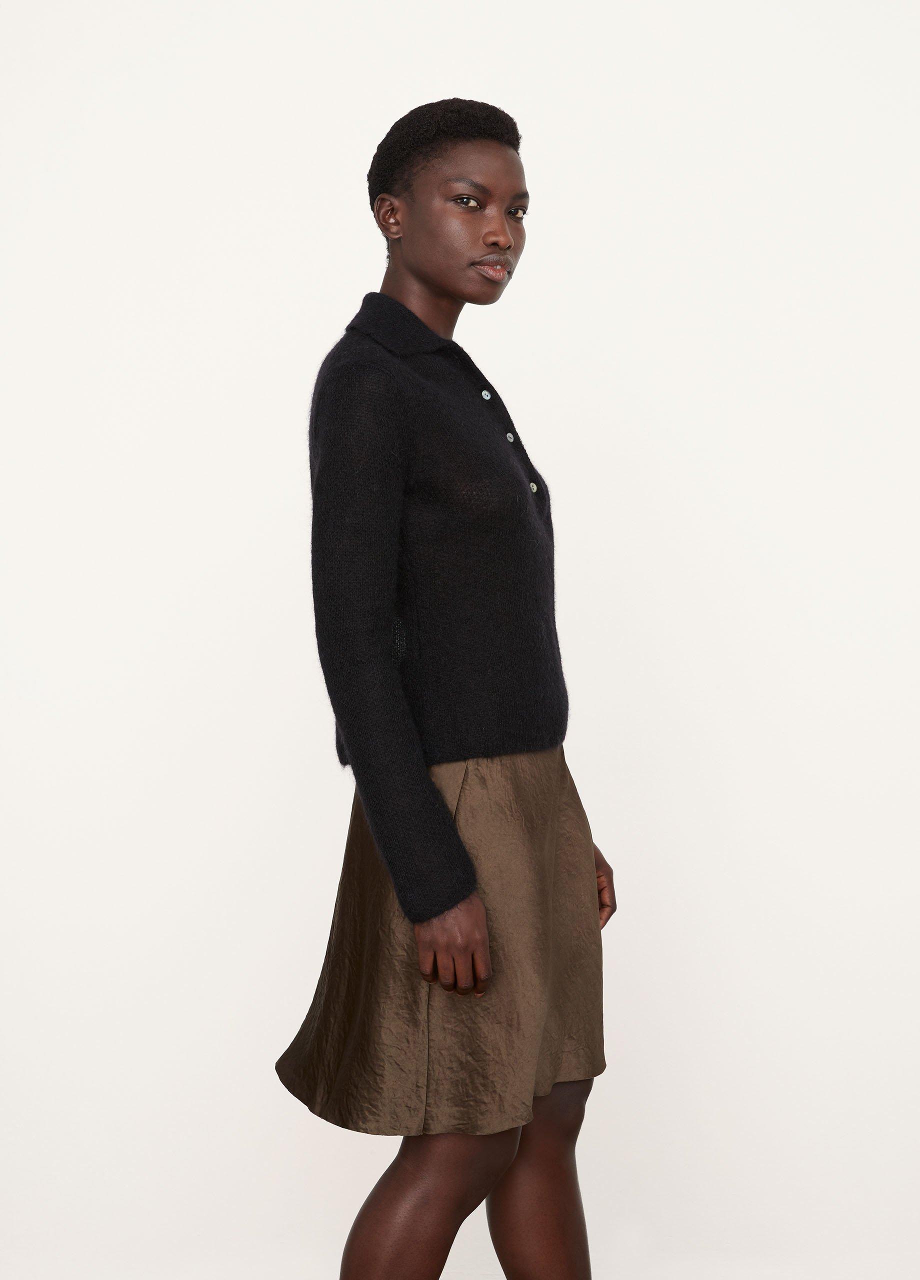 Brushed Polo Sweater image number 2