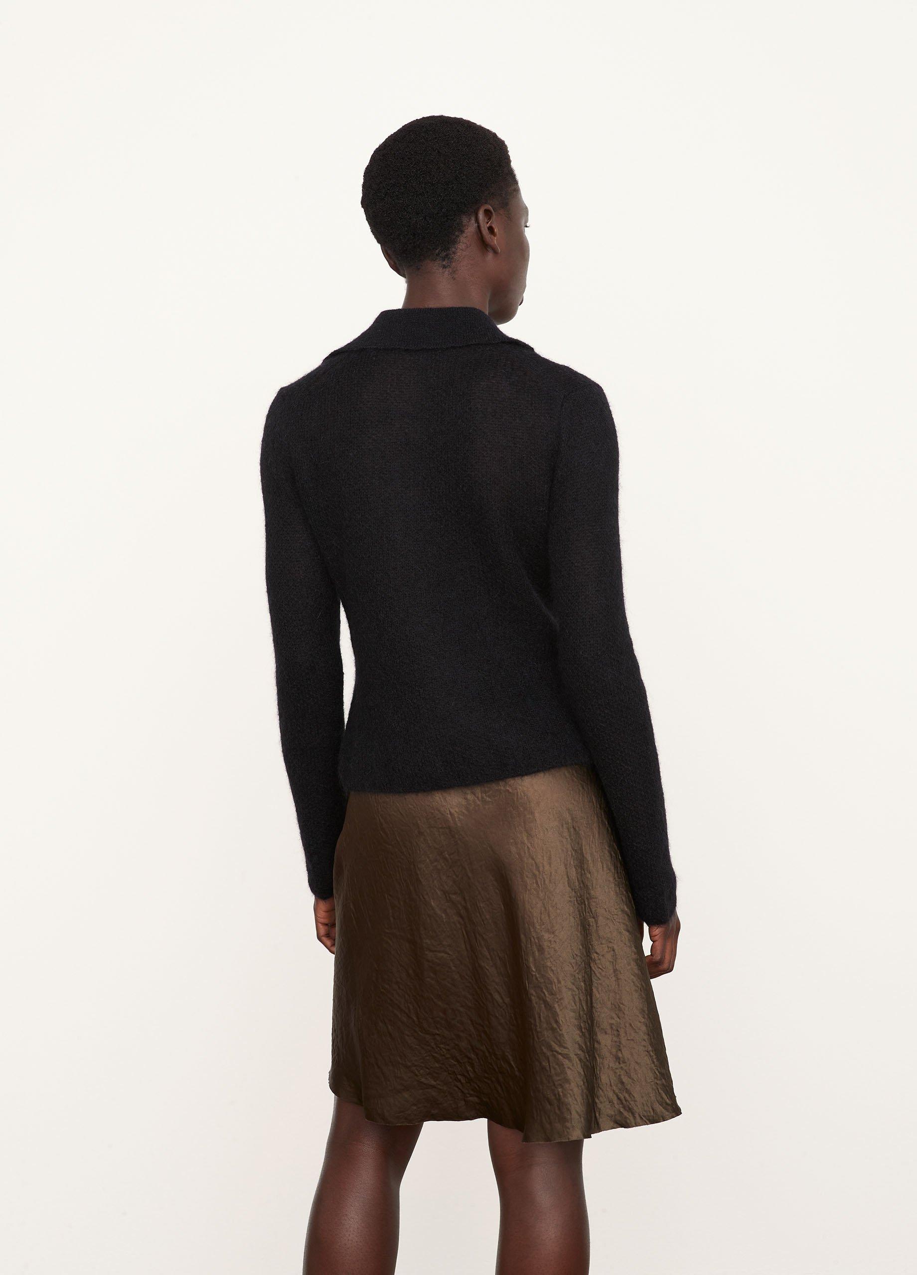 Brushed Polo Sweater image number 3