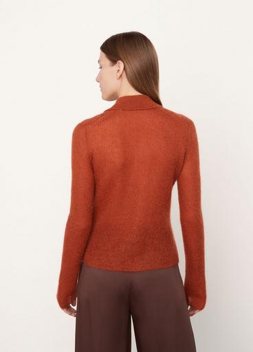 Brushed Polo Sweater image number 3
