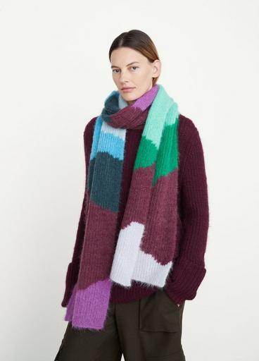 Intarsia Wave Scarf image number 0