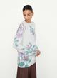 Lilac Floral Print Sweater image number 2