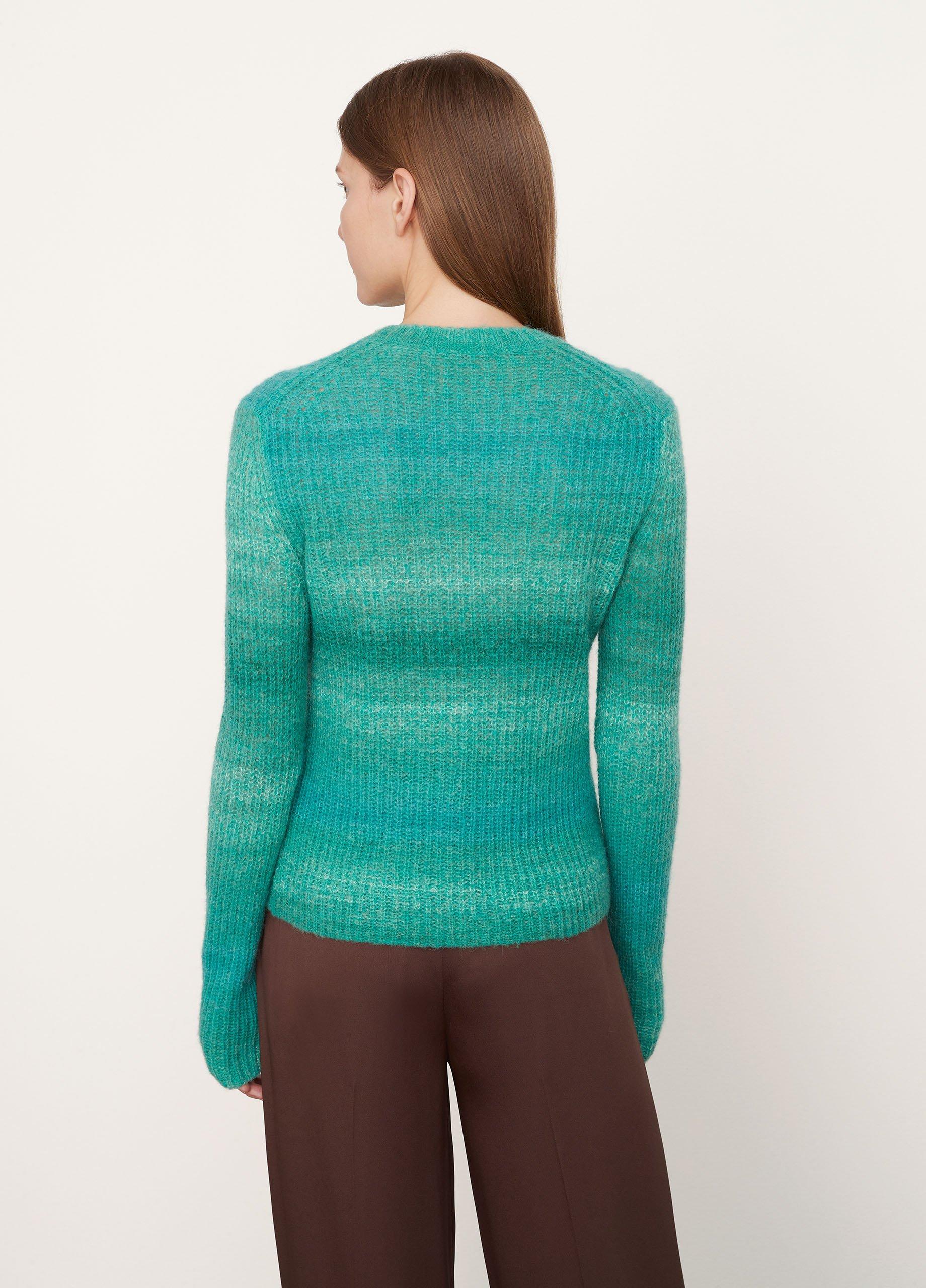 Space Dye Print Crew Neck Sweater image number 3