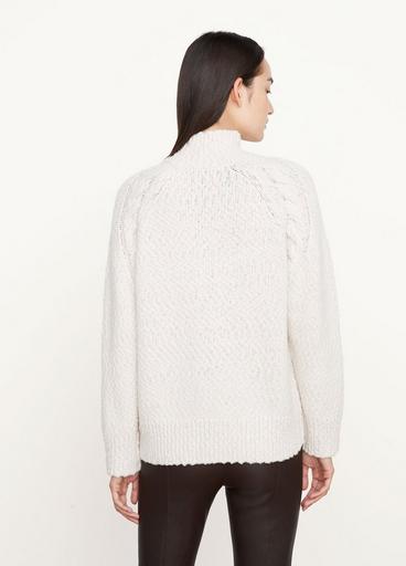 Rising Cable Turtleneck Sweater image number 3