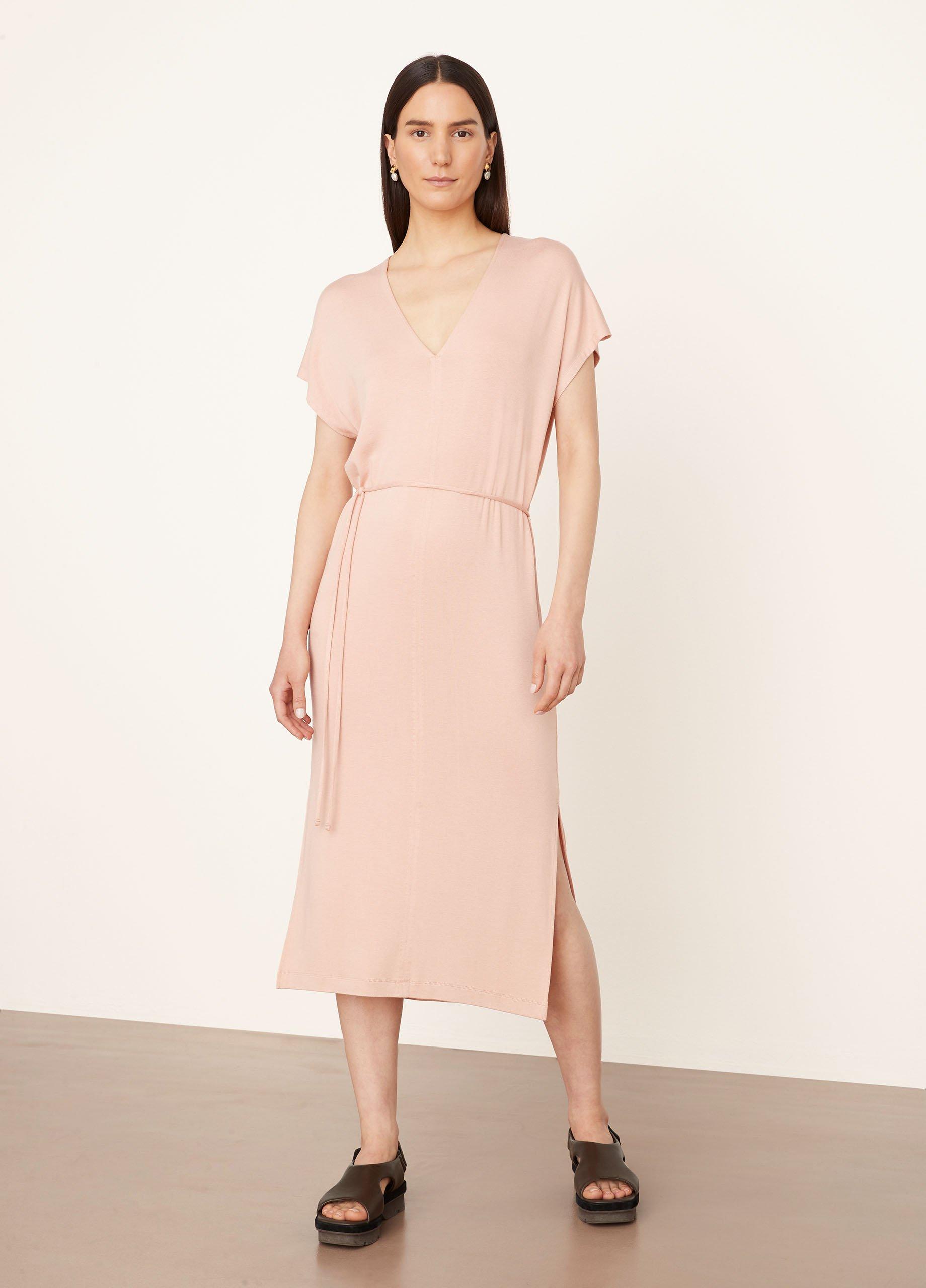 Vince v hotsell neck bias dress